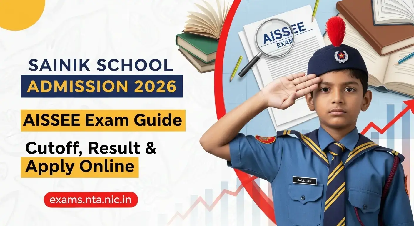 Sainik School Admission 2026: Complete Guide to AISSEE Exam, Cutoff Marks, Result & Online Application at exams.nta.nic.in